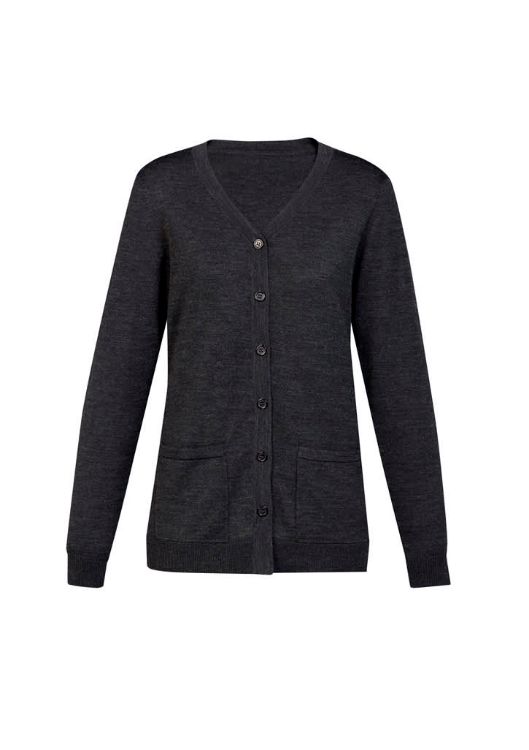 Picture of Womens Button Front Knit Cardigan