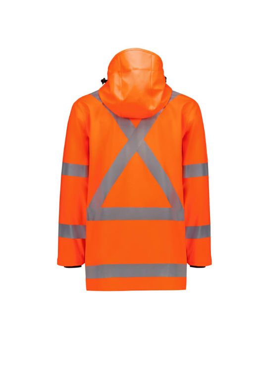 Picture of Mens Hi Vis X Back Heavy Duty Waterproof Jacket