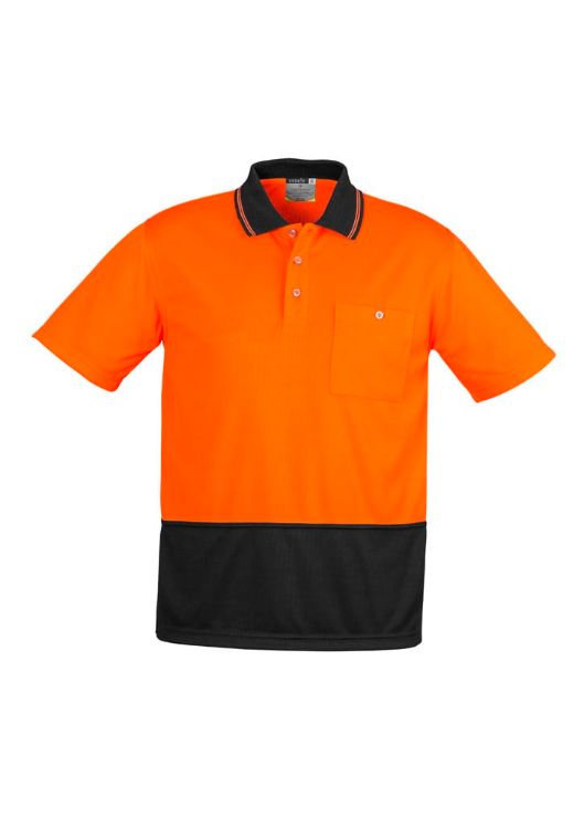 Picture of Unisex Hi Vis Basic Short Sleeve Polo