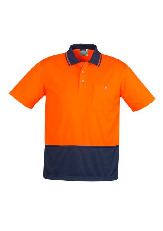 Picture of Unisex Hi Vis Basic Short Sleeve Polo