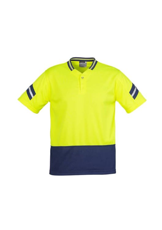 Picture of Mens Hi Vis Astro Short Sleeve Polo