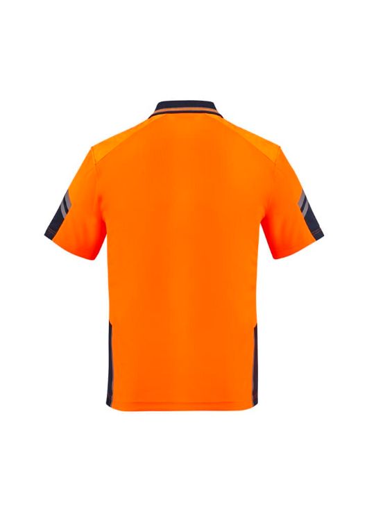 Picture of Mens Hi Vis Reinforced Squad Short Sleeve Polo