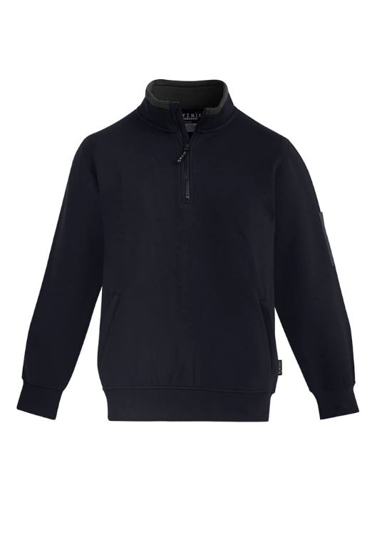 Picture of Unisex 1/4 Zip Brushed Fleece Pullover