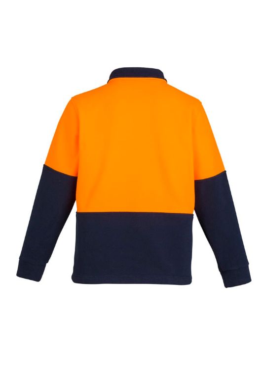 Picture of Unisex Hi Vis 1/2 Zip Polar Fleece Pullover