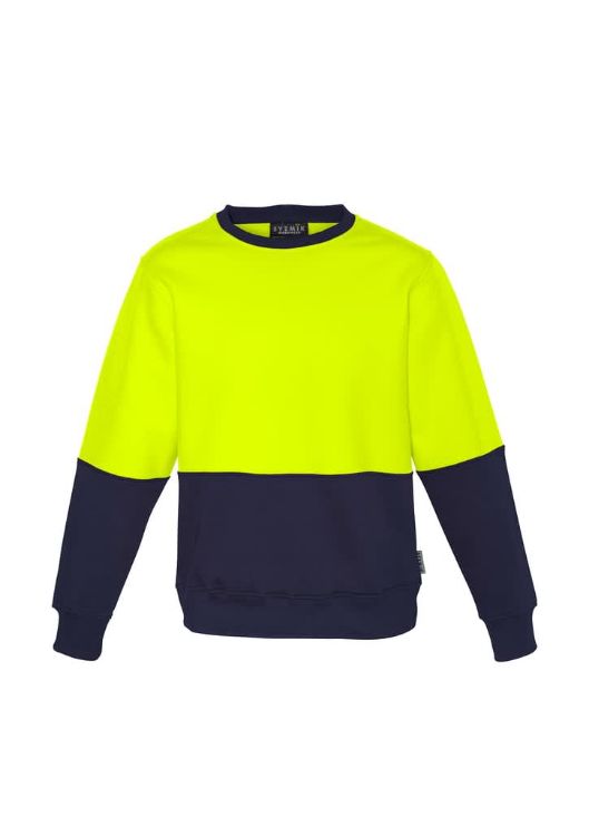 Picture of Unisex Hi Vis Crew Sweatshirt