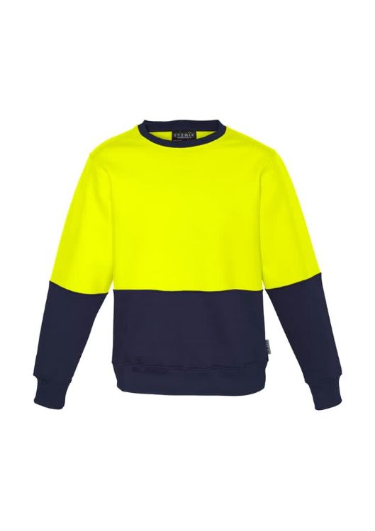 Picture of Unisex Hi Vis Crew Sweatshirt