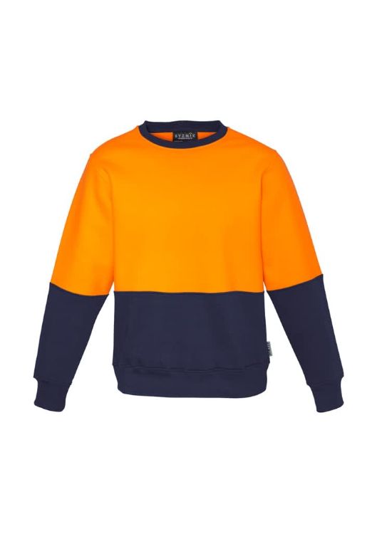 Picture of Unisex Hi Vis Crew Sweatshirt