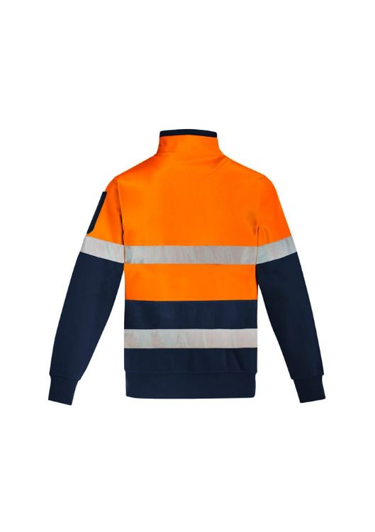 Picture of Mens Hi Vis 1/4 Zip Pullover - Hoop Taped