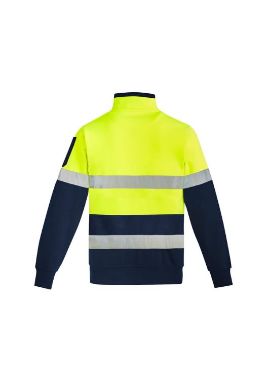 Picture of Mens Hi Vis 1/4 Zip Pullover - Hoop Taped