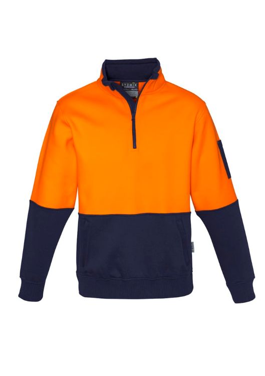 Picture of Unisex Hi Vis 1/2 Zip Pullover