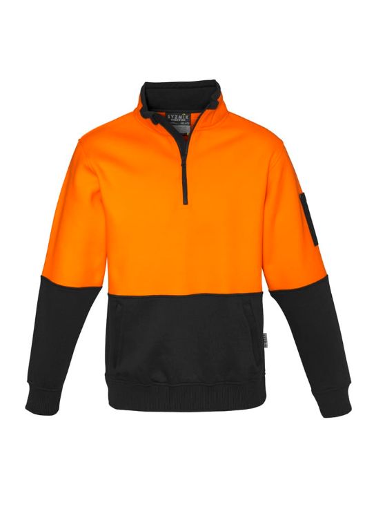 Picture of Unisex Hi Vis 1/2 Zip Pullover