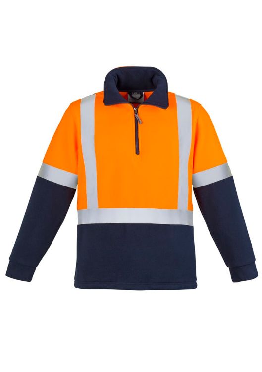 Picture of Unisex Hi Vis Polar Fleece Pullover - Shoulder Taped