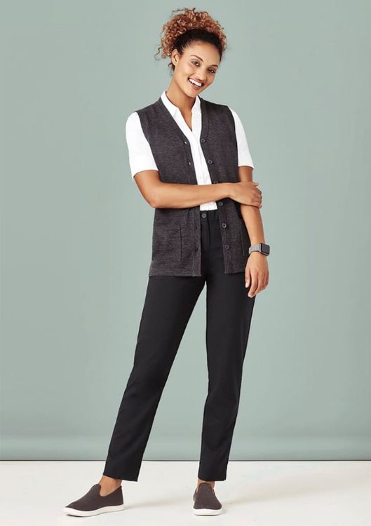 Picture of Womens Button Front Knit Vest