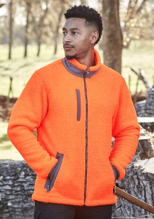 Picture of Unisex Streetworx Full Zip Sherpa Fleece