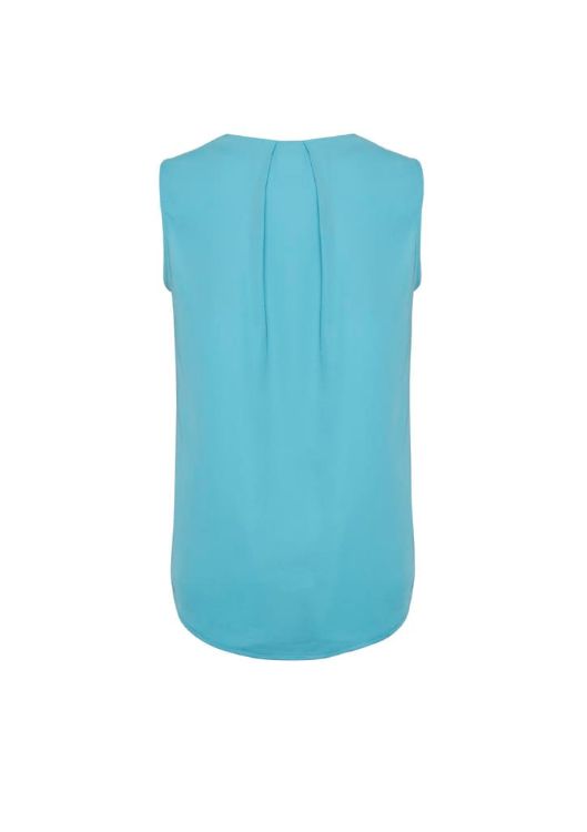 Picture of Womens Estelle Sleeveless Pleat Detail Blouse