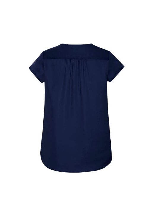 Picture of Womens Kayla V-Neck Pleat Blouse