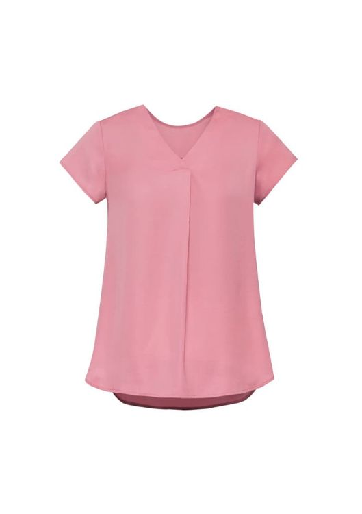 Picture of Womens Kayla V-Neck Pleat Blouse