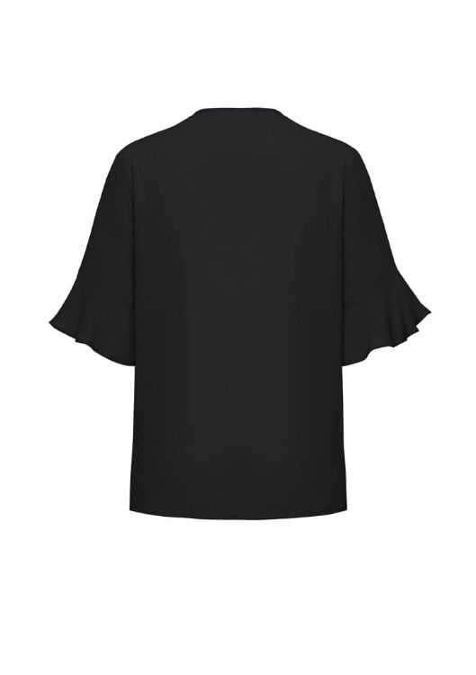 Picture of Womens Aria Fluted Sleeve Blouse