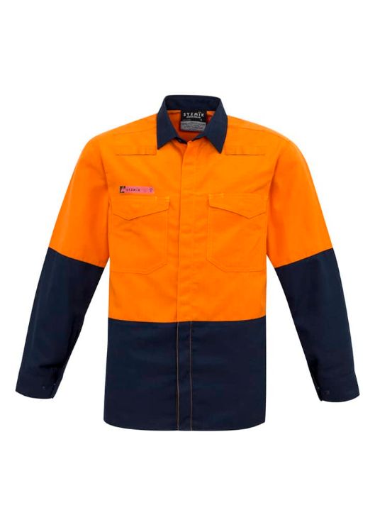 Picture of Mens Hi Vis Spliced Shirt