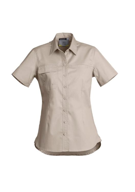 Picture of Womens Lightweight Tradie Short Sleeve Shirt