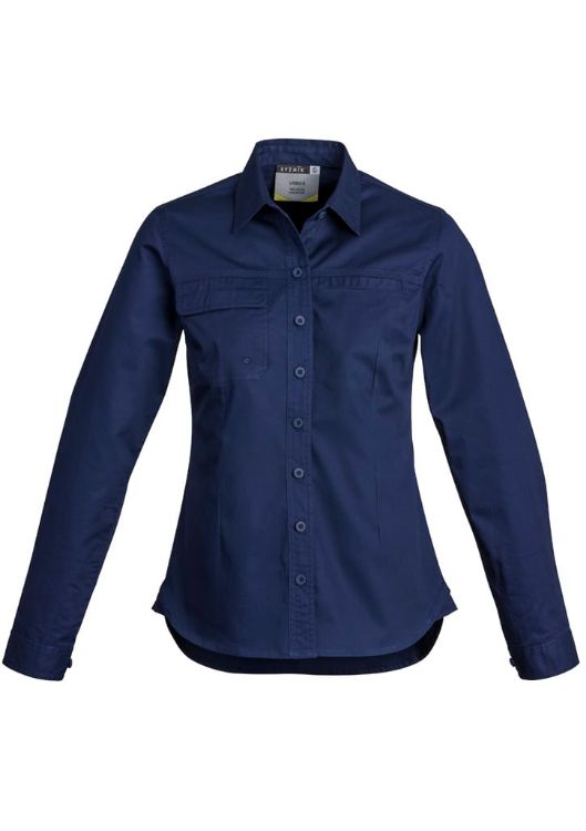 Picture of Womens Lightweight Tradie Long Sleeve Shirt