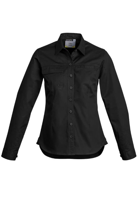 Picture of Womens Lightweight Tradie Long Sleeve Shirt