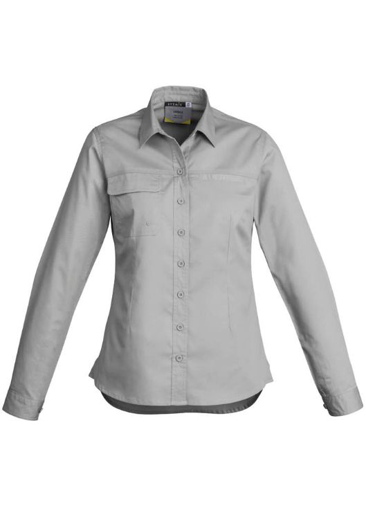 Picture of Womens Lightweight Tradie Long Sleeve Shirt