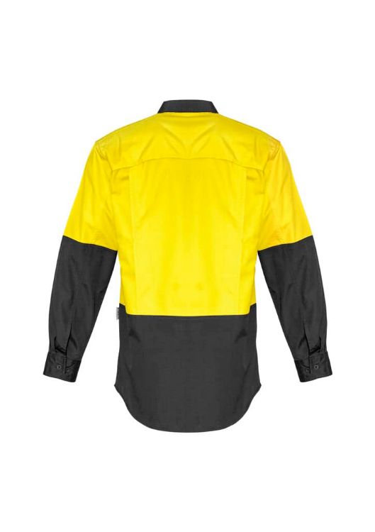 Picture of Mens Rugged Cooling Hi Vis Long Sleeve Shirt
