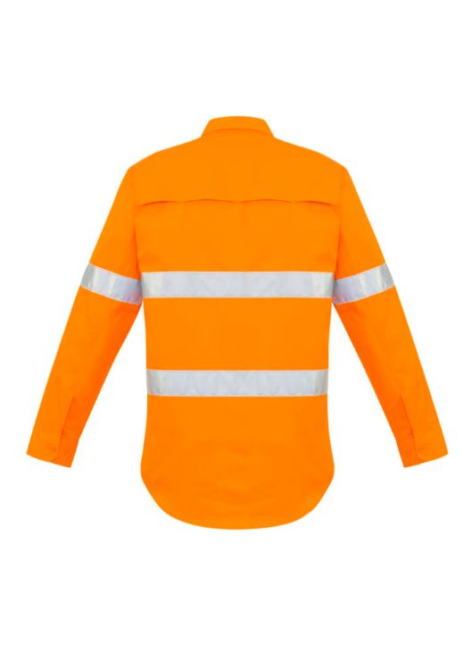 Picture of Mens Hi Vis Hoop Taped Long Sleeve Shirt