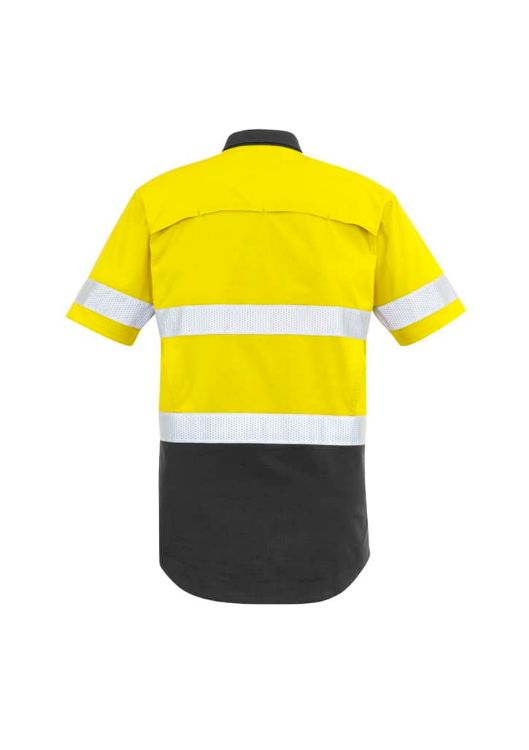 Picture of Mens Rugged Cooling Hi Vis Taped Short Sleeve Shirt