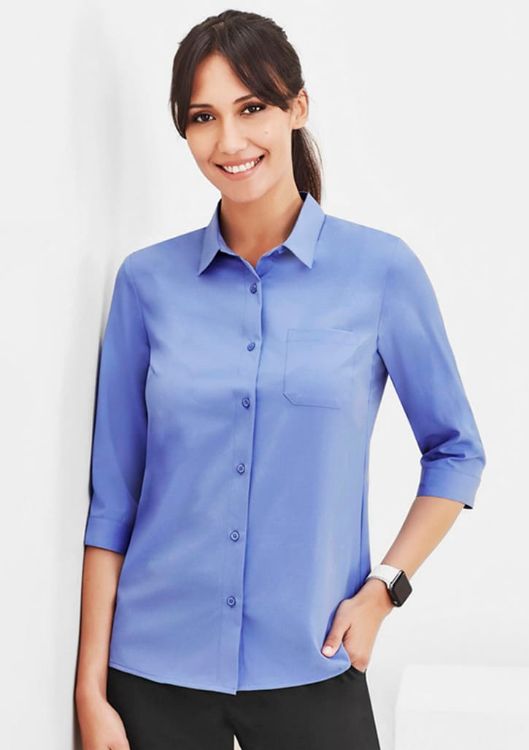 Picture of Womens Florence Plain 3/4 Sleeve Shirt