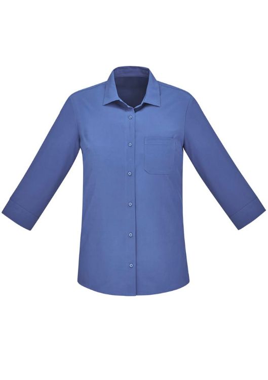 Picture of Womens Florence Plain 3/4 Sleeve Shirt