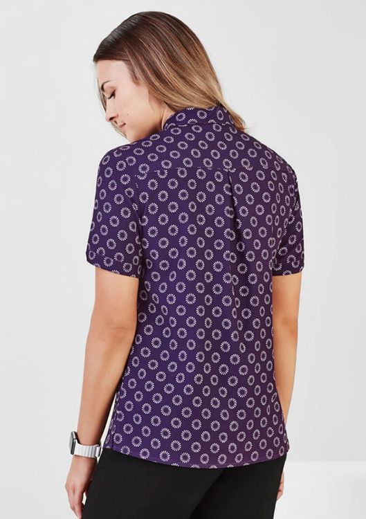 Picture of Womens Florence Daisy Print Short Sleeve Shirt