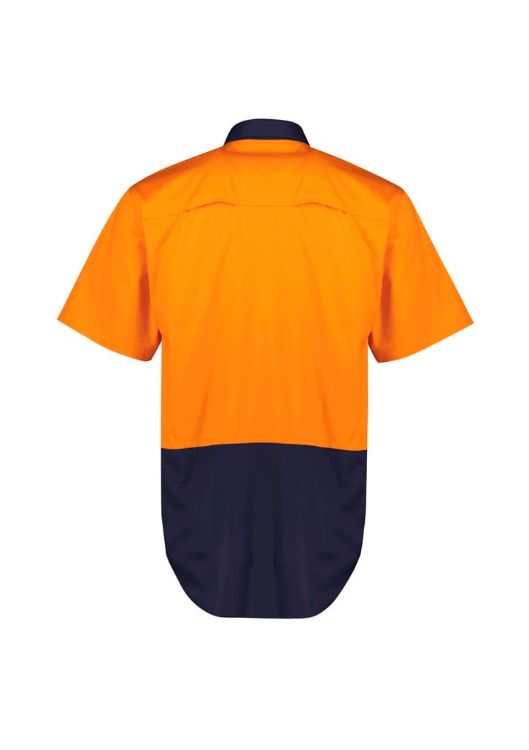 Picture of Mens Hi Vis Short Sleeve Shirt