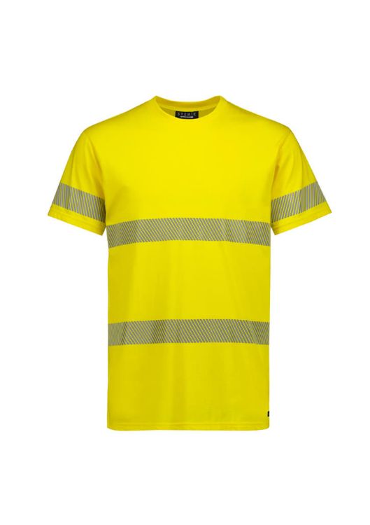 Picture of Mens Hi Vis Segmented Tape Cotton Tee Shirt