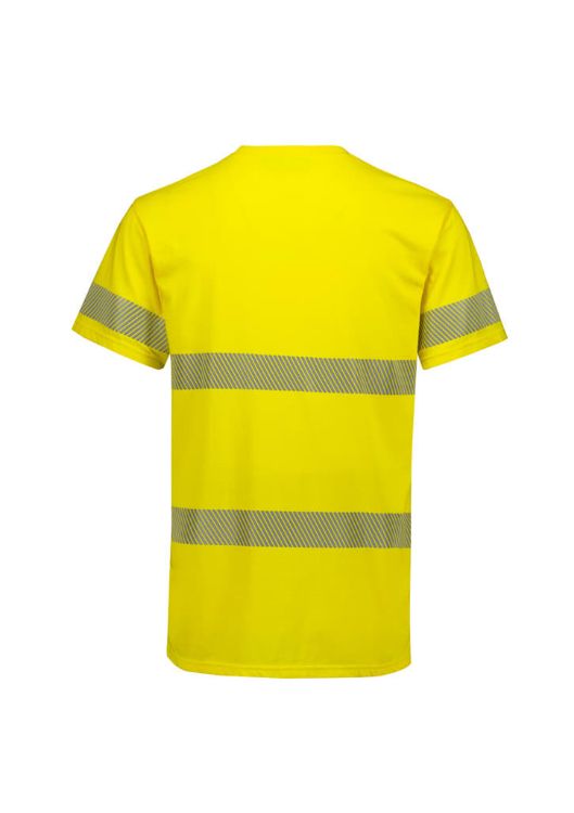 Picture of Mens Hi Vis Segmented Tape Cotton Tee Shirt