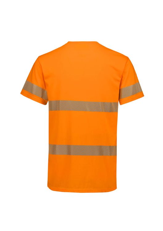 Picture of Mens Hi Vis Segmented Tape Cotton Tee Shirt