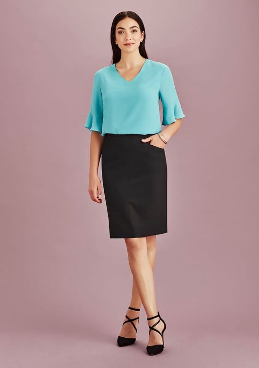 Picture of Womens Siena Bandless Pencil Skirt