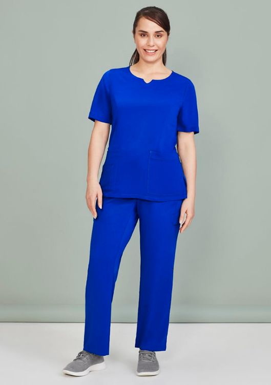 Picture of Womens Avery Round Neck Scrub Top