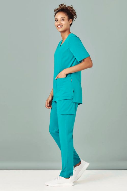 Picture of Womens Avery Round Neck Scrub Top