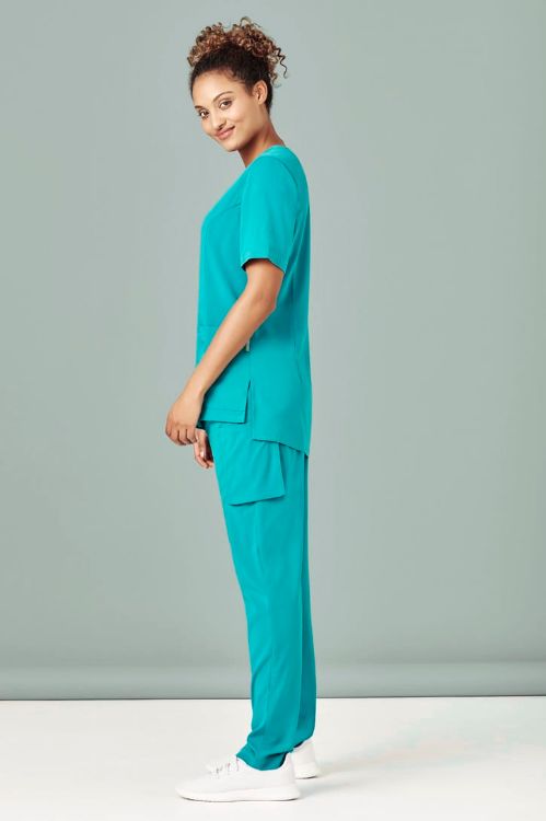 Picture of Womens Avery Round Neck Scrub Top