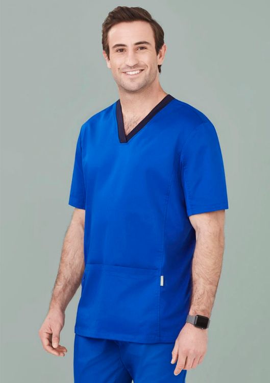 Picture of Mens Riley Stretch Scrub Top