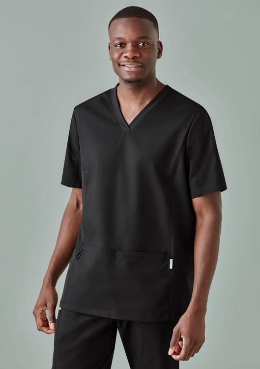 Picture of Mens Riley Stretch Scrub Top