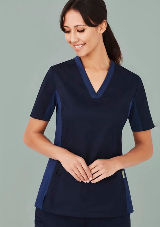 Picture of Womens Riley Stretch Scrub Top