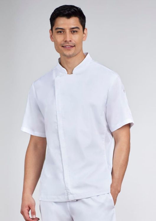 Picture of Mens Alfresco Short Sleeve Chef Jacket