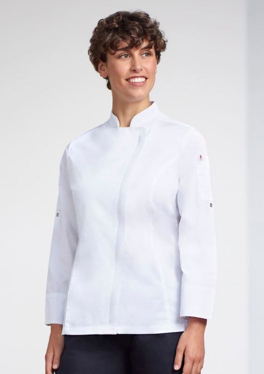 Picture of Womens Alfresco Long Sleeve Chef Jacket