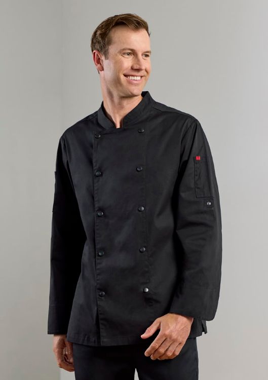 Picture of Mens Gusto Long Sleeve Chef Jacket