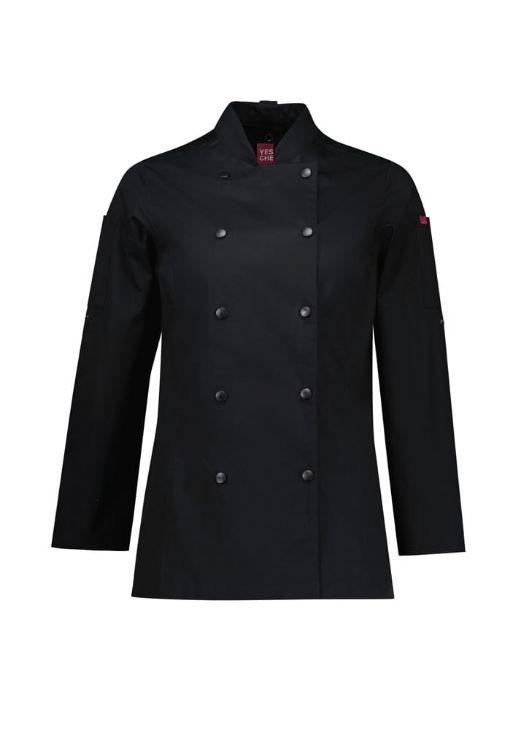Picture of Womens Gusto Long Sleeve Chef Jacket