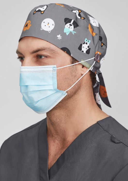 Picture of Unisex Printed Scrub Cap