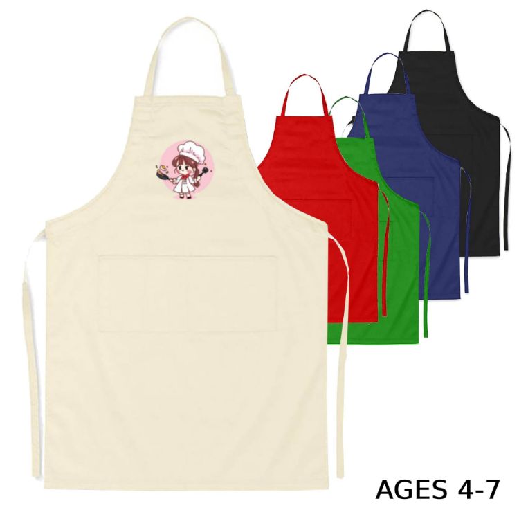 Picture of Junior Cotton Apron (age 4-7)